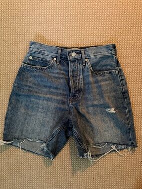 Everlane Rigid Way-High Organic Cotton Denim Shorts